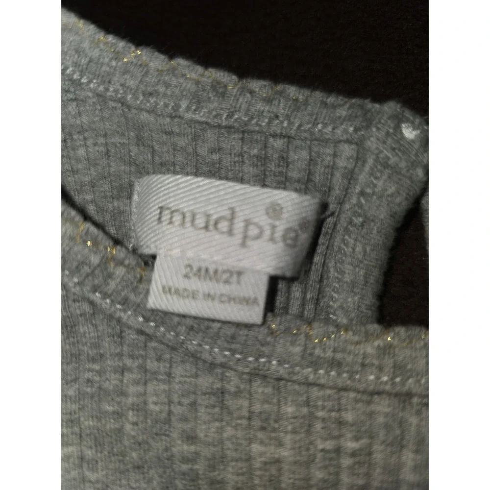 Mud pie oh so merry santa top and leggings holiday‎ Christmas size 24 months 2t